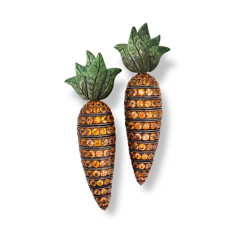 Carrot earrings